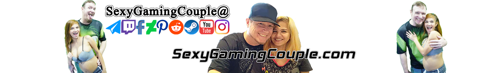 Sexy gaming couple