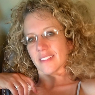 Curly Blonde Wife Sharon