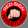 Red sign wrestling