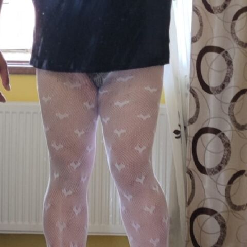 Pantyhose couple