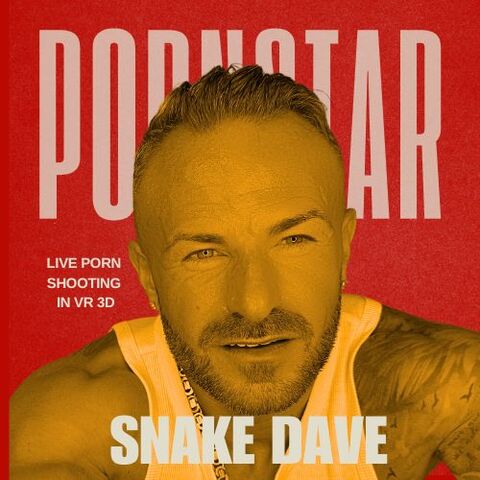 Snake Dave in VR 3D live porn shooting