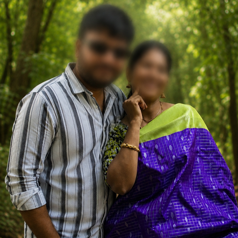Secret desi couple